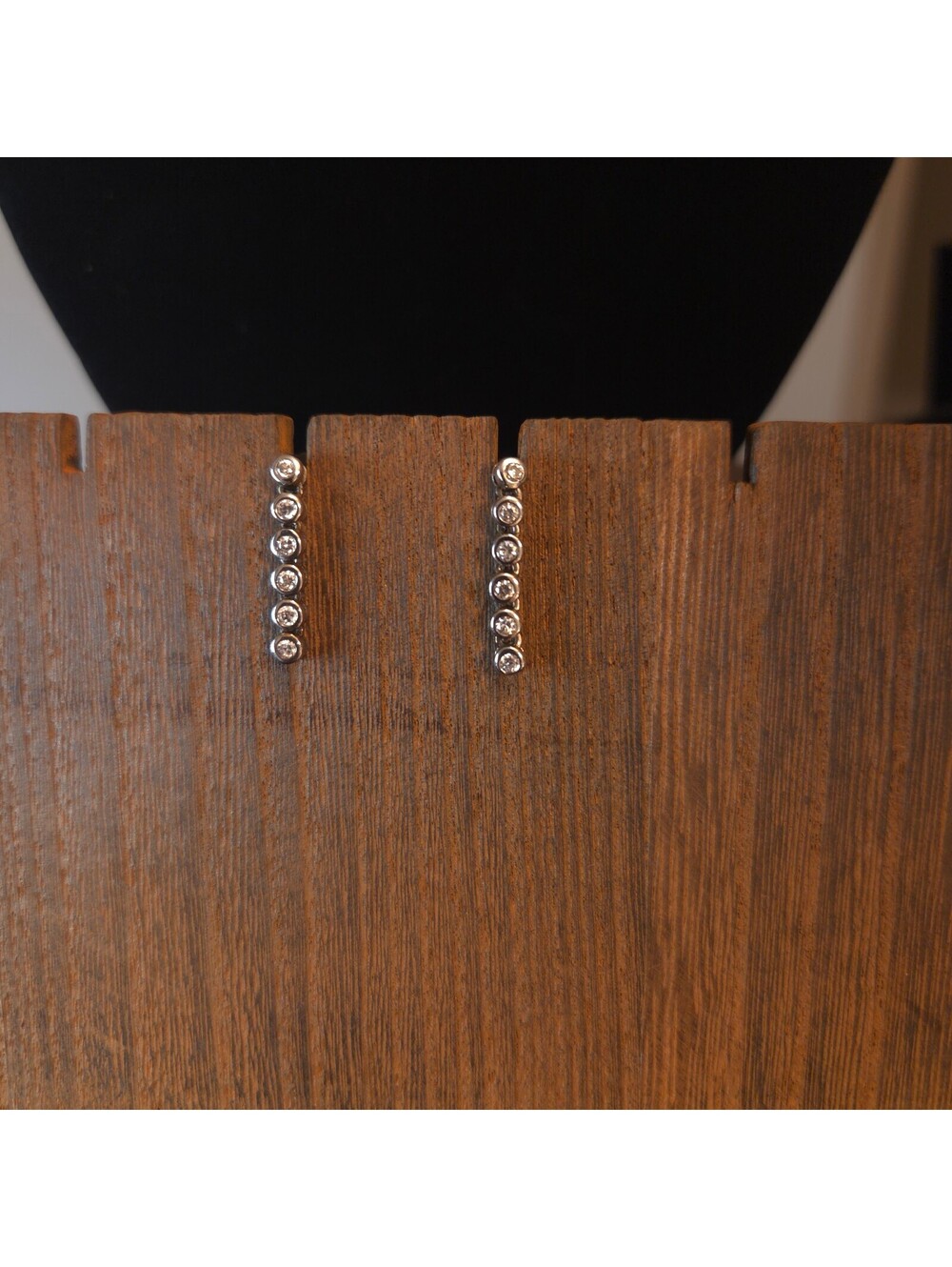 CZ 925 Sterling Silver Wave Earrings